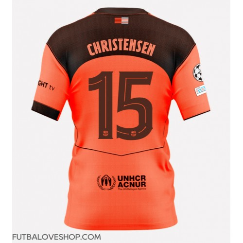 Dres Barcelona Andreas Christensen #15 Tretina 2025-26 Krátky Rukáv